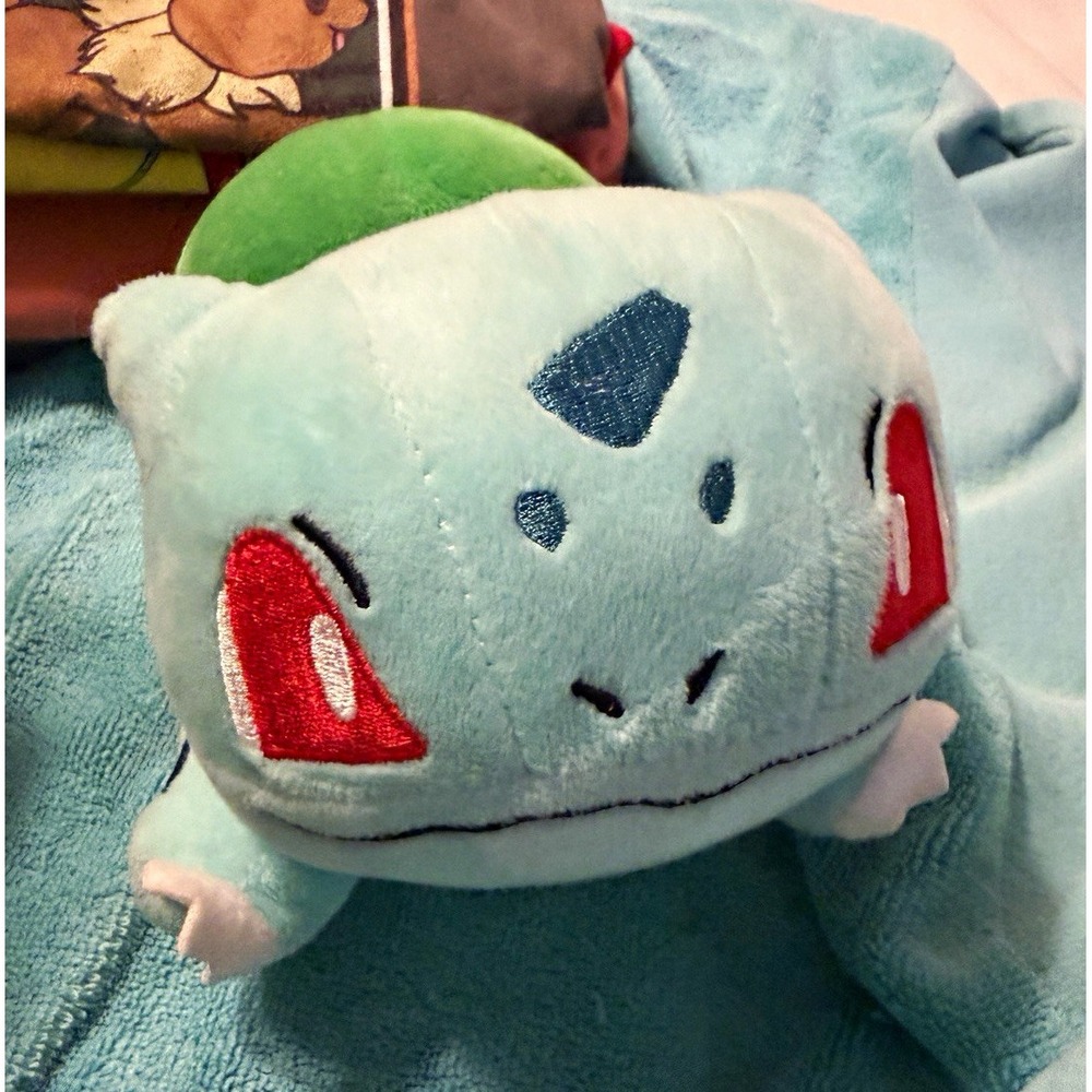 TOMY Pokémon Bulbasaur Plush Stuffed Animal Toy w/ Label Age 3-4 Years